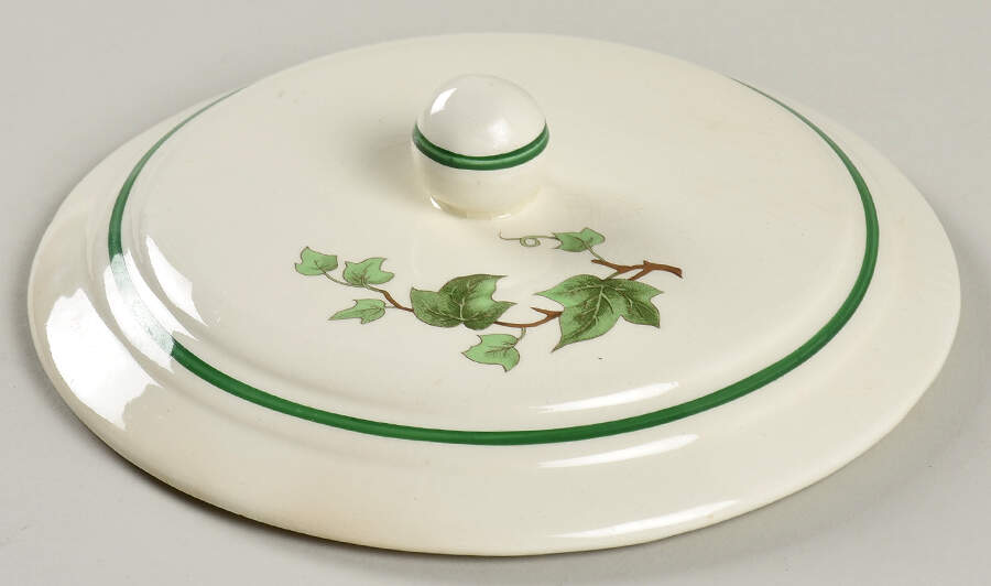 Ivy Lid for 1 Qt Round Casserole by Harker-1