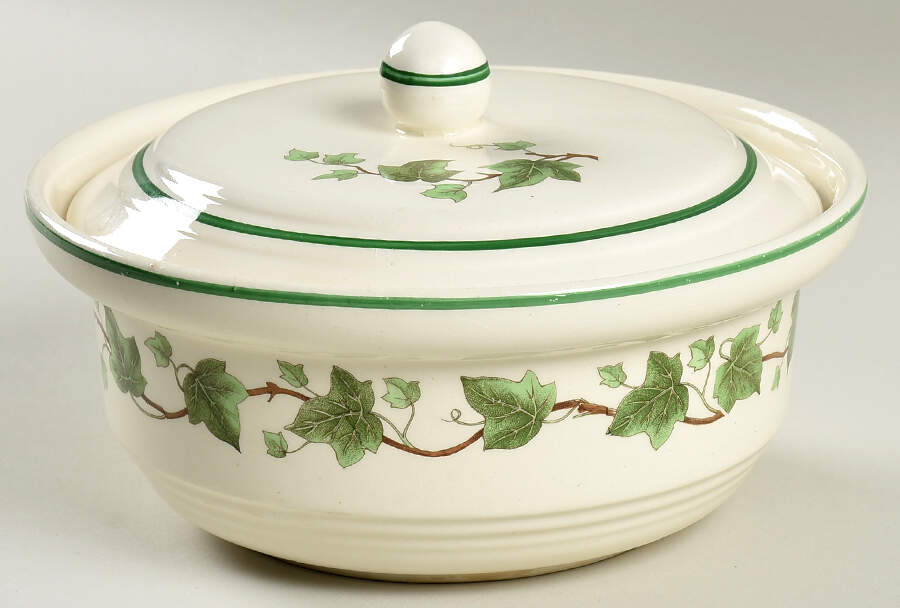 Ivy 1 Qt Round Covered Casserole by Harker-1