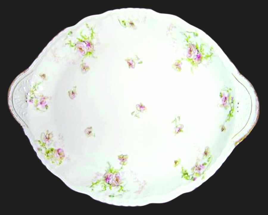 Schleiger 607-6 14" Oval Serving Platter by Haviland-1