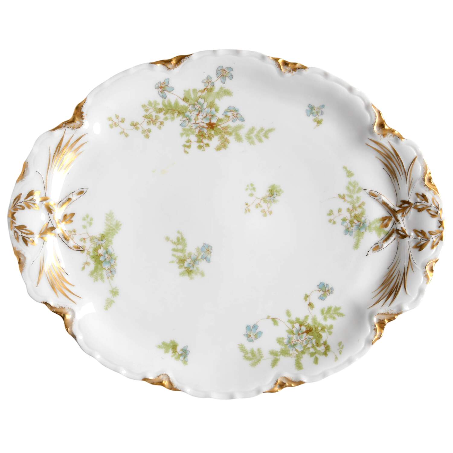 Schleiger 52-8 11" Oval Serving Platter by Haviland-1