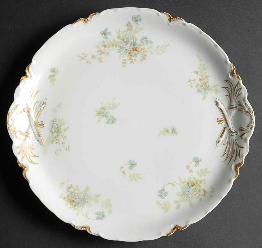 Schleiger 52-8 Handled Cake Plate by Haviland-1