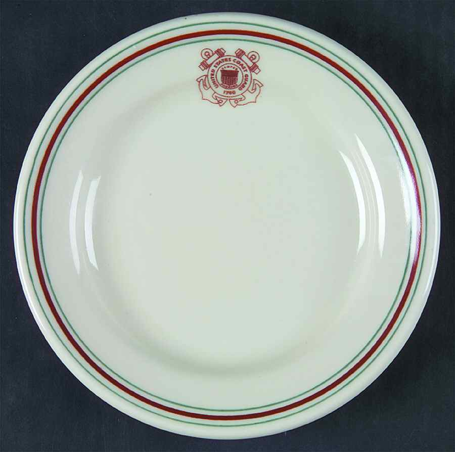 US Coast Guard Bread & Butter Plate by Homer Laughlin -1