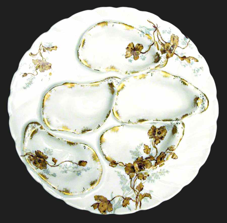 Schleiger 685-4 Oyster Plate by Haviland-1