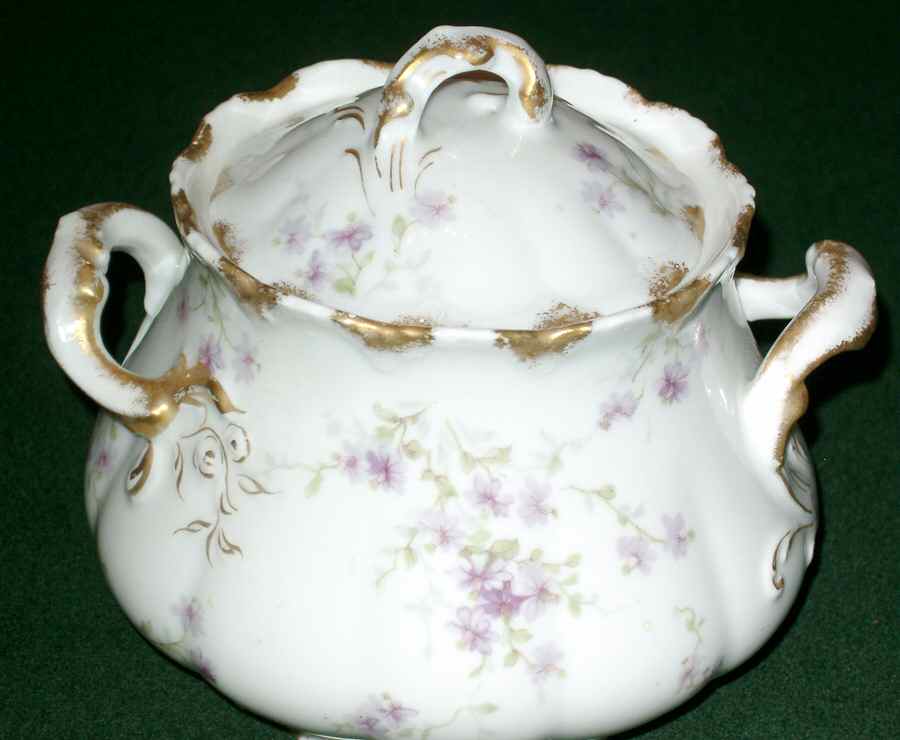 Schleiger 314-8 Sugar Bowl & Lid by Haviland-1