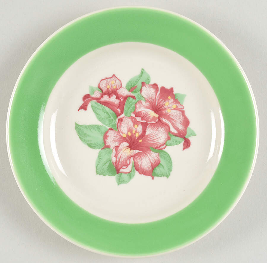 Greenbrier, The Bread & Butter Plate by Homer Laughlin -1