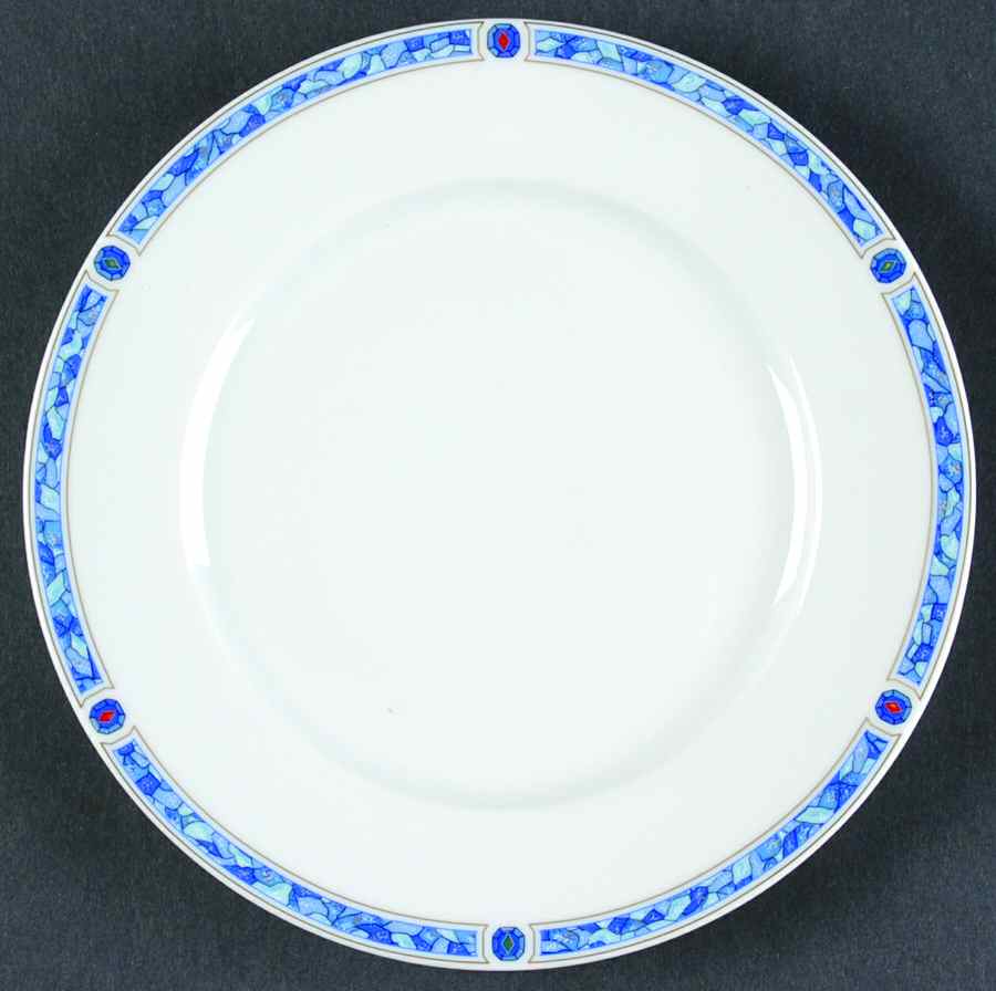 Palladin Blue (No Verge) Bread & Butter Plate by Haviland-1