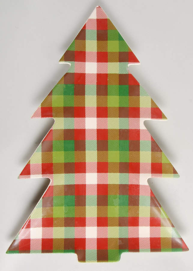Winter Scenic 16" Tree Shaped Platter by Home-1
