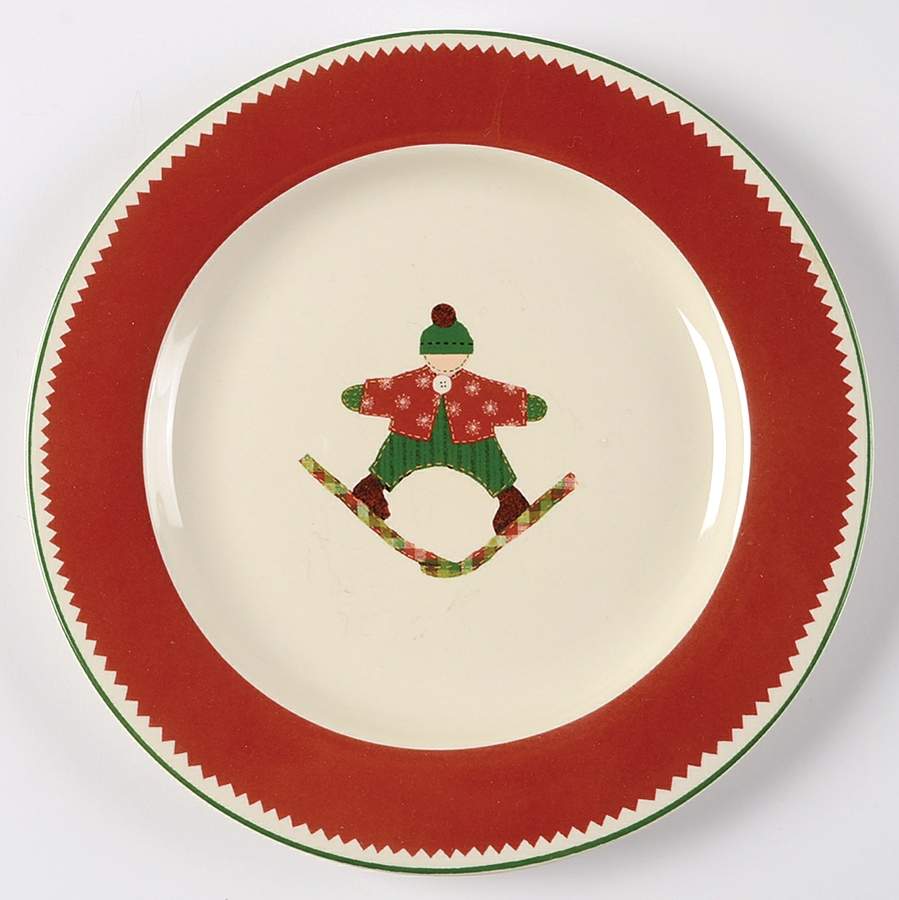 Winter Scenic Salad Plate by Home-1
