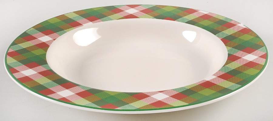 Winter Scenic Large Rim Soup Bowl by Home-1