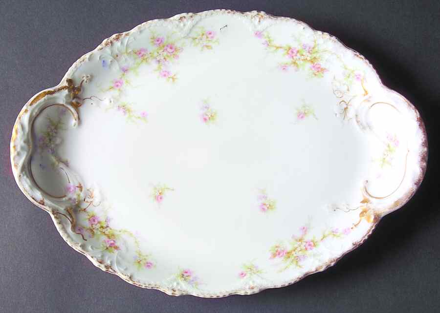 H3297 11" Oval Serving Platter by Haviland-1