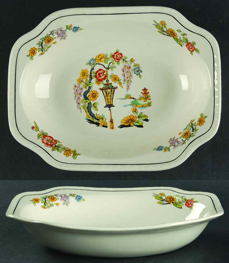 HAR136 9" Oval Vegetable Bowl by Harker-1