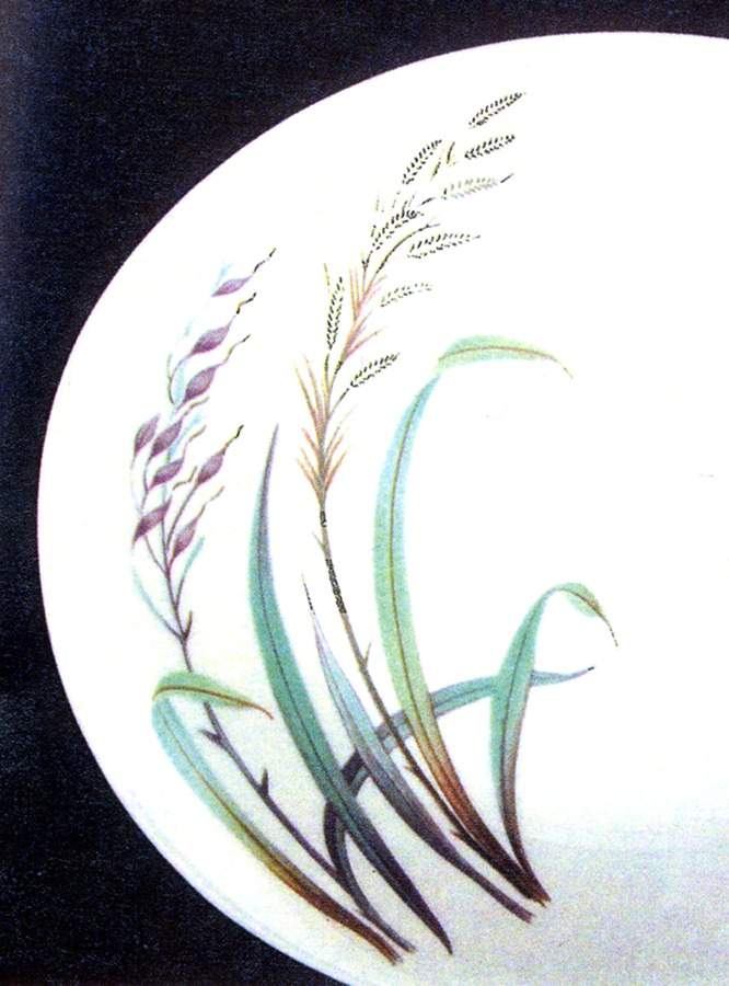 Prairie Grass Dinner Plate by Hall-1