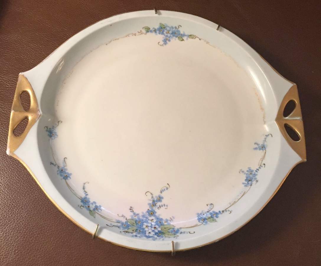 HUT1579 Handled Cake Plate by Hutschenreuther-1
