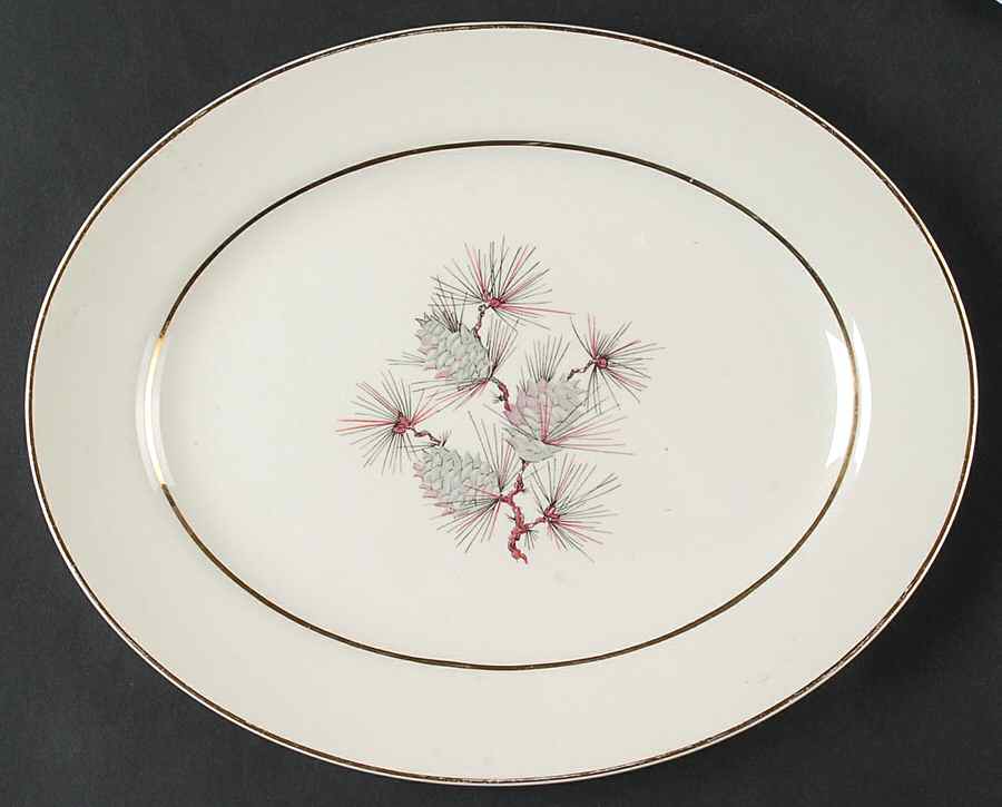 HLC2513 11" Oval Serving Platter by Homer Laughlin -1