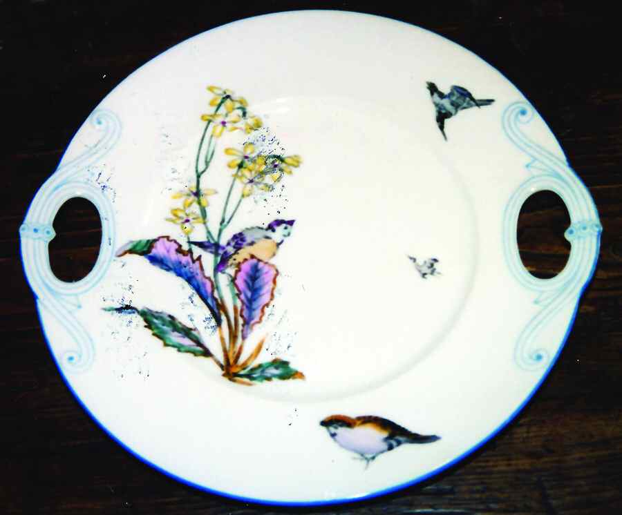 H3311 Handled Cake Plate by Haviland-1