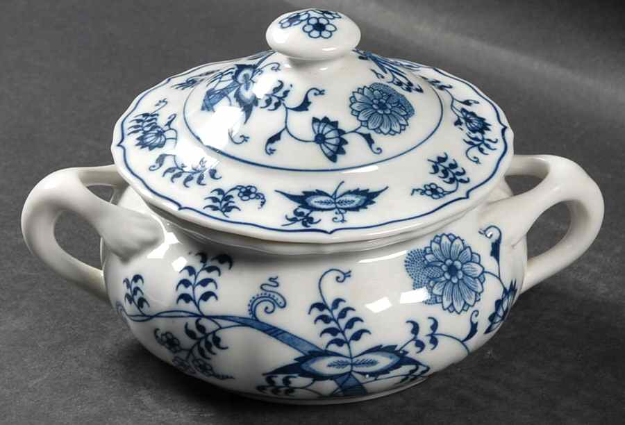Blue Danube Sugar Bowl & Lid by Hal-Sey Fifth-1