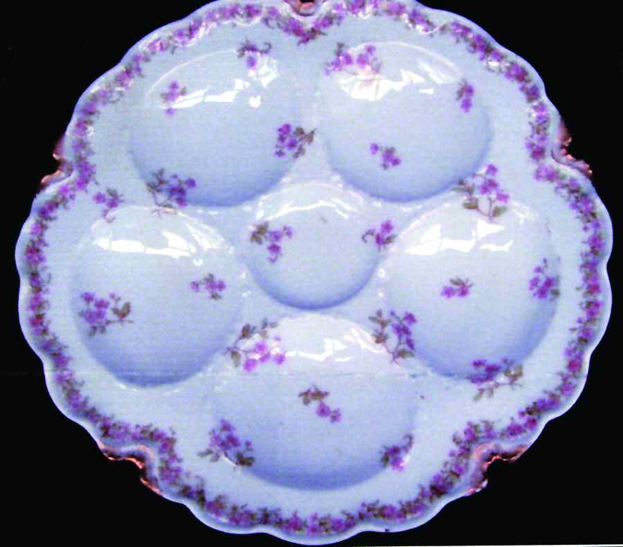 H3317 Oyster Plate by Haviland-1