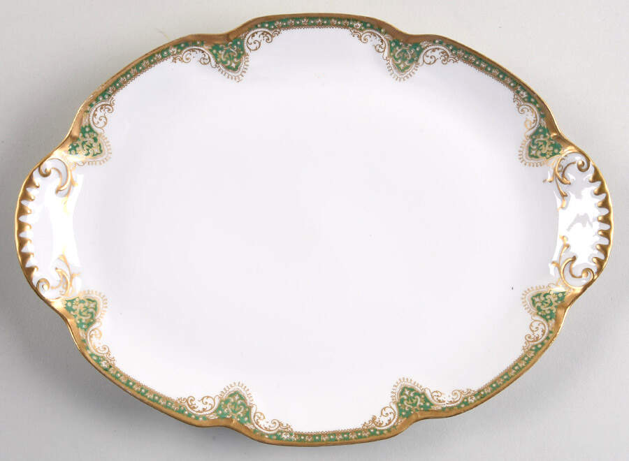 Schleiger 619-2 10" Oval Serving Platter by Haviland-1