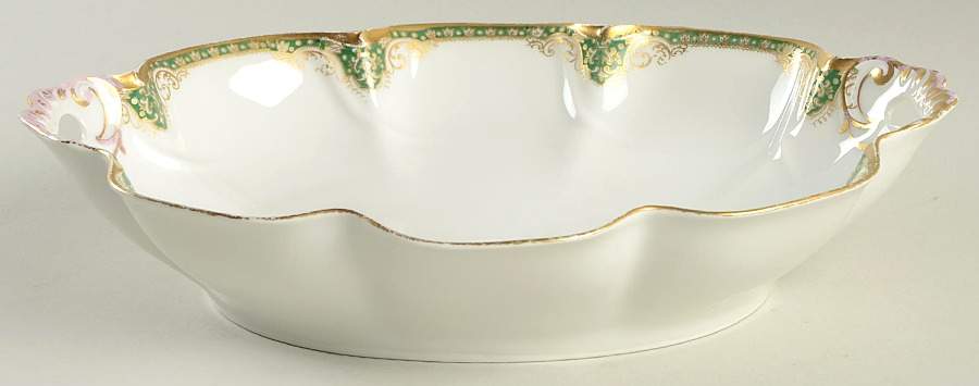 Schleiger 619-2 10" Oval Vegetable Bowl by Haviland-1