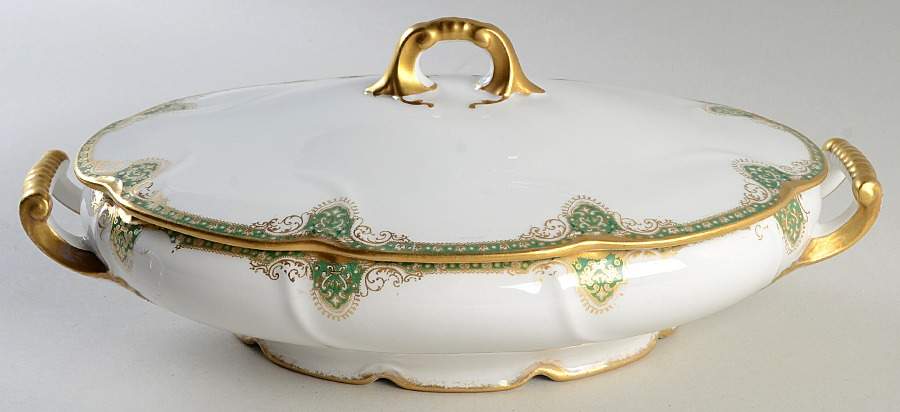 Schleiger 619-2 Oval Covered Vegetable by Haviland-1