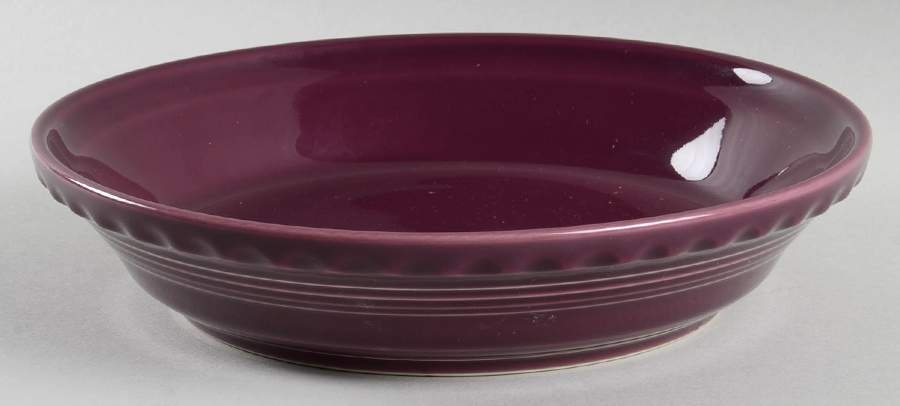 Fiesta Heather (Intro 2006) 8'' Pie Baking Plate by Homer Laughlin -1