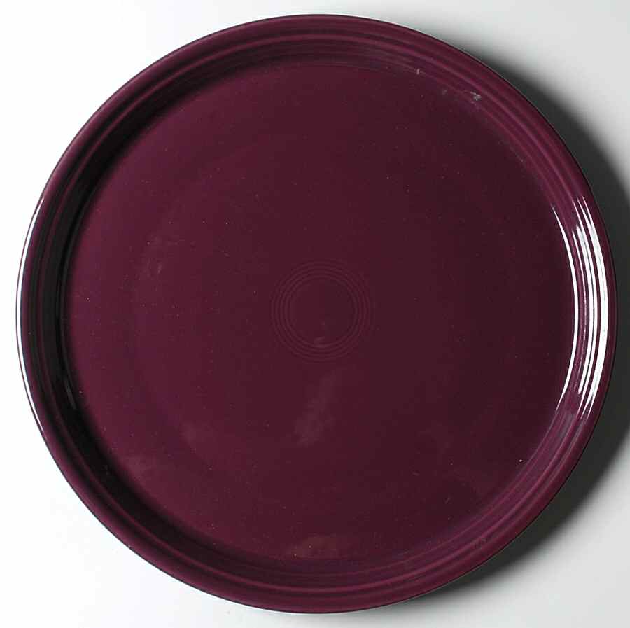 Fiesta Heather (Intro 2006) 15" Pizza Tray by Homer Laughlin -1