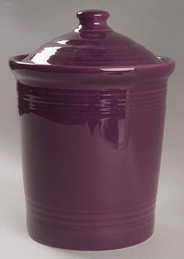 Fiesta Heather (Intro 2006) Medium Canister & Lid by Homer Laughlin -1