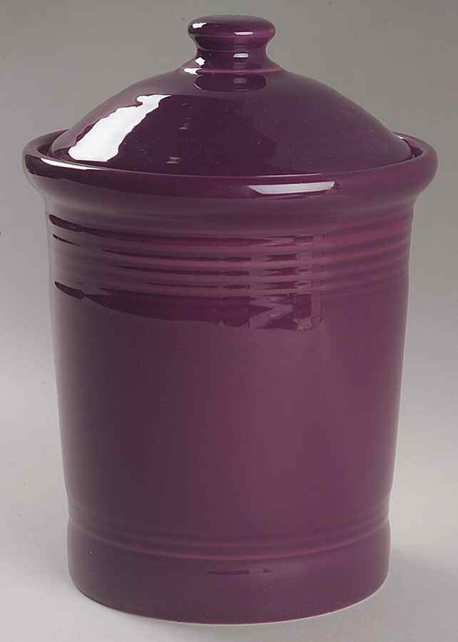 Fiesta Heather (Intro 2006) Small Canister & Lid by Homer Laughlin -1