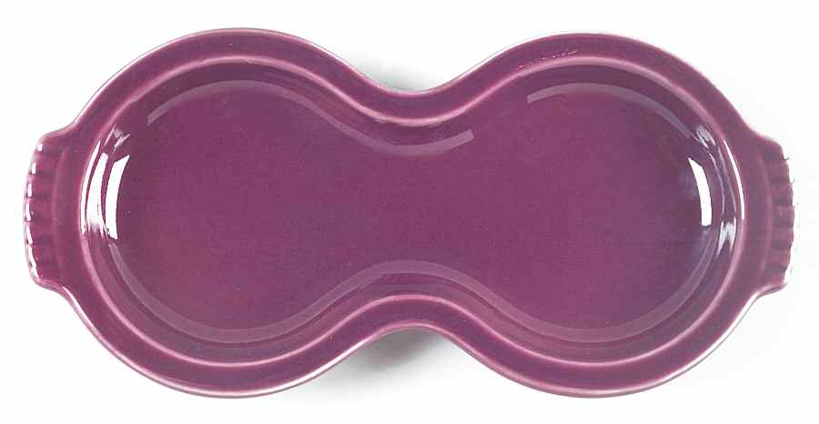 Fiesta Heather (Intro 2006) Tray for Creamer & Sugar with Lid by Homer Laughlin -1