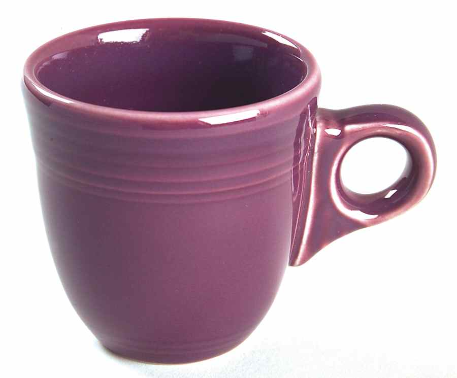 Fiesta Heather (Intro 2006) Flat Demitasse Cup by Homer Laughlin -1