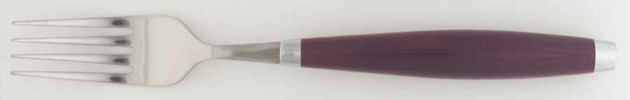 Fiesta Heather (Intro 2006) Dinner Fork (7 1/2" or Larger) by Homer Laughlin -1
