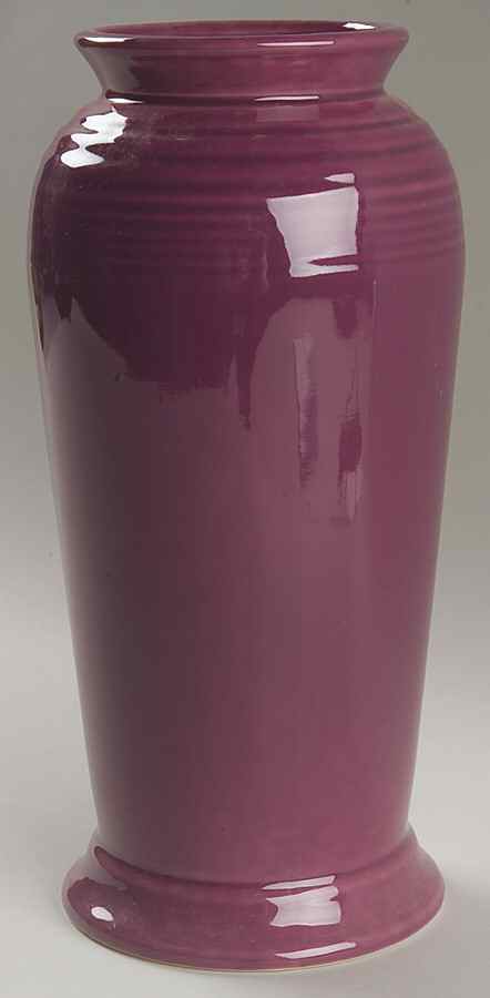 Fiesta Heather (Intro 2006) 9" Monarch Vase by Homer Laughlin -1