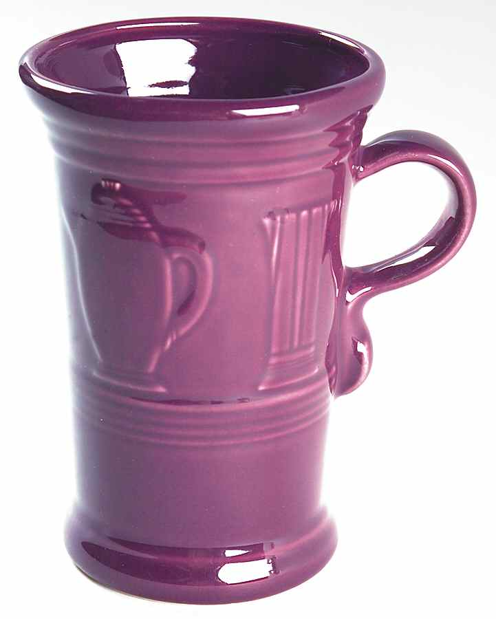 Fiesta Heather (Intro 2006) Cappuccino Mug by Homer Laughlin -1