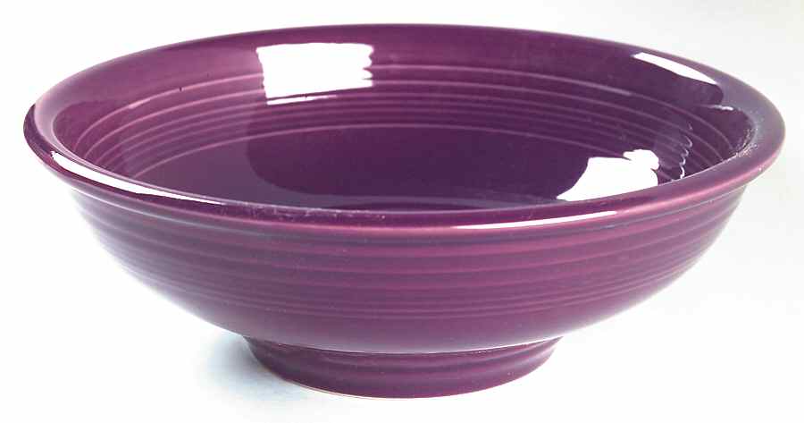 Fiesta Heather (Intro 2006) Pedestal Bowl by Homer Laughlin -1