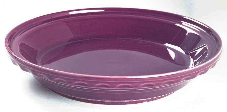 Fiesta Heather (Intro 2006) 10" Pie Baking Plate by Homer Laughlin -1