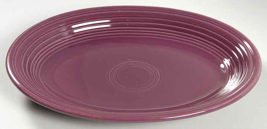 Fiesta Heather (Intro 2006) 11" Oval Serving Platter by Homer Laughlin -1