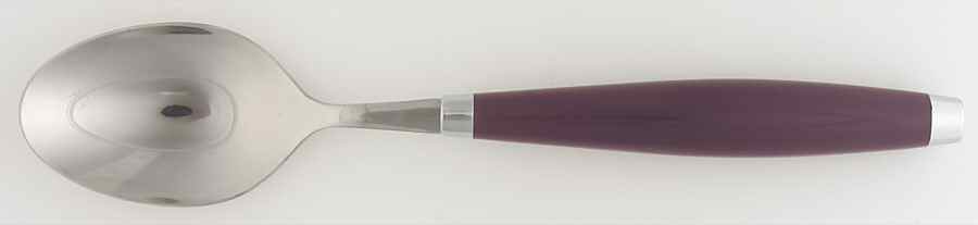 Fiesta Heather (Intro 2006) Place/Oval Soup Spoon by Homer Laughlin -1