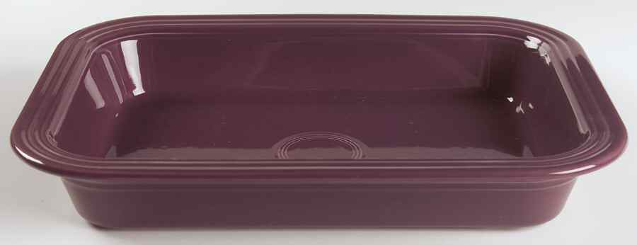 Fiesta Heather (Intro 2006) 14" Rectangular Baker by Homer Laughlin -1