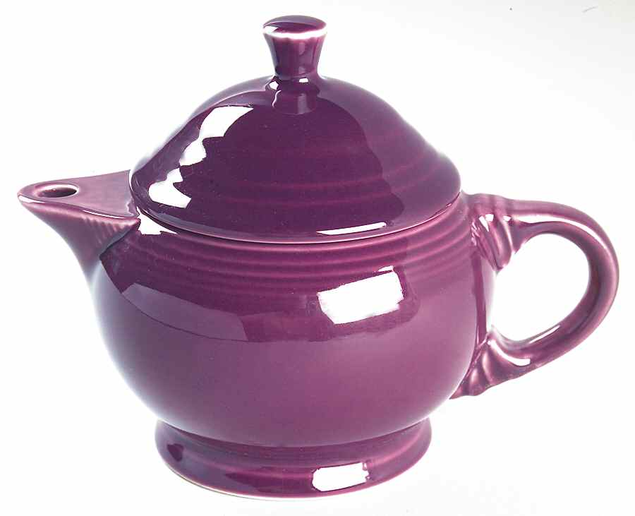 Fiesta Heather (Intro 2006) Small Teapot & Lid by Homer Laughlin -1