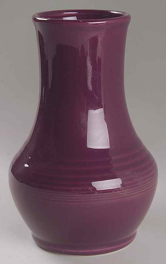 Fiesta Heather (Intro 2006) Royalty Vase by Homer Laughlin -1