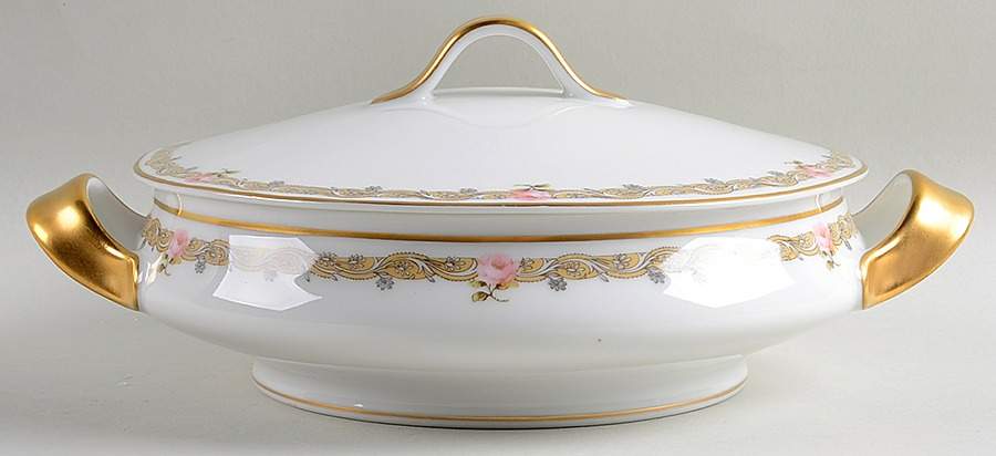 Schleiger 1063-1 Round Covered Vegetable by Haviland-1