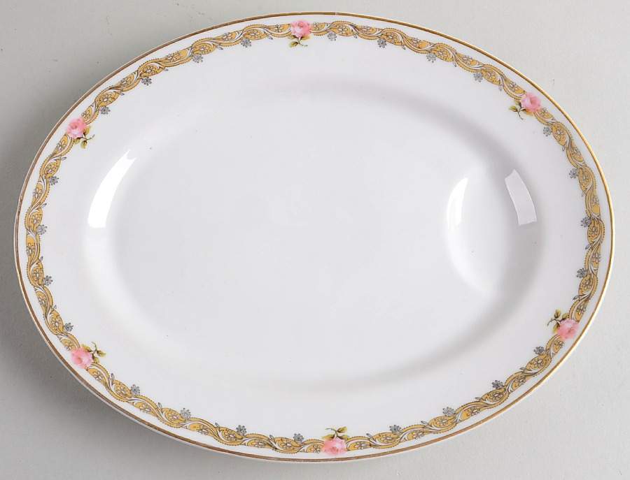 Schleiger 1063-1 11" Oval Serving Platter by Haviland-1