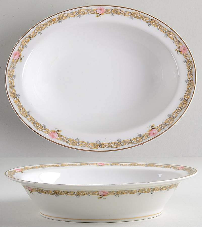 Schleiger 1063-1 9" Oval Vegetable Bowl by Haviland-1