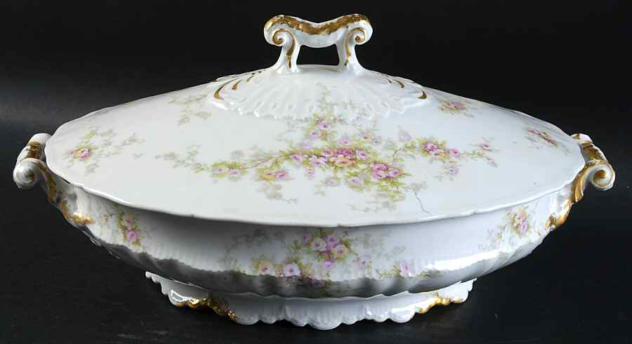 Schleiger 149-12 Oval Covered Vegetable by Haviland-1