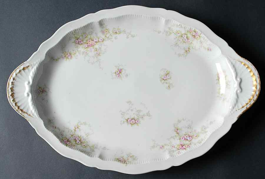Schleiger 149-12 14" Oval Serving Platter by Haviland-1