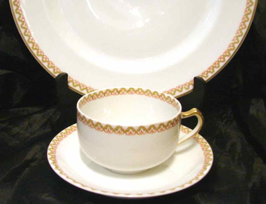 Schleiger 796-1 Flat Cup & Saucer Set by Haviland-1