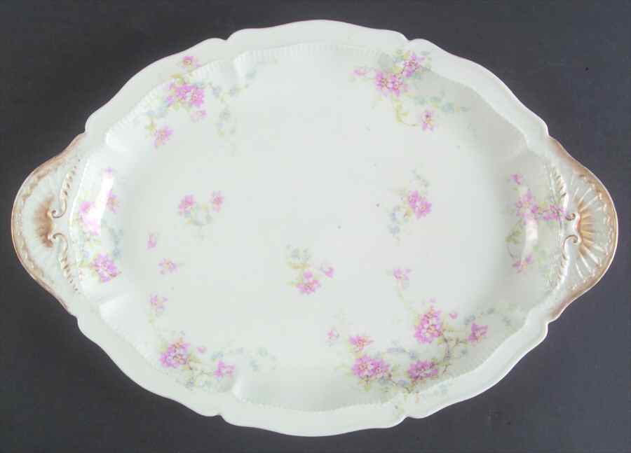 Schleiger 1014-16 14" Oval Serving Platter by Haviland-1
