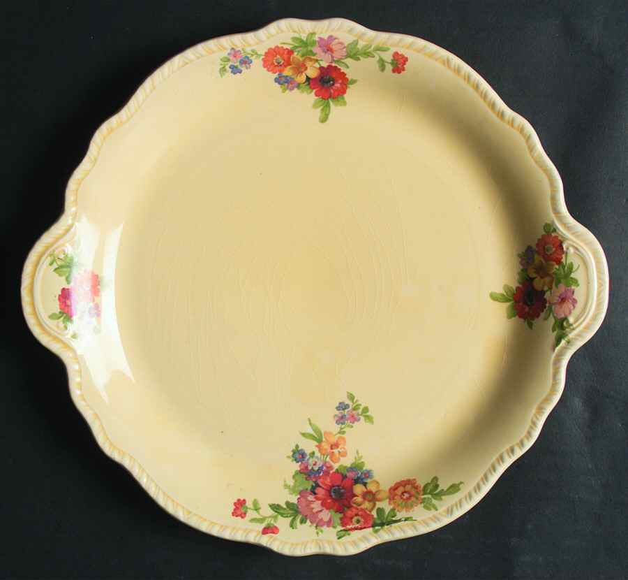 HLC2519 Handled Cake Plate by Homer Laughlin -1