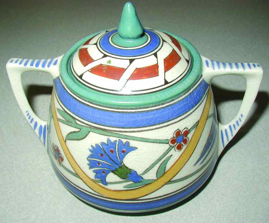 Lindes Sugar Bowl & Lid by Holland-1