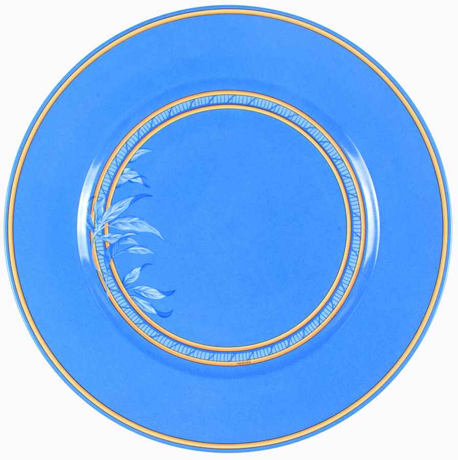 HRM2 (Blue) 12" Chop Plate (Round Platter) by Hermes-1